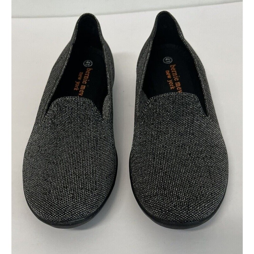 Bernie Mev Petra Slip on Loafer Stretchy Flats PEWTER Size 41/10-10.5 US new - Picture 3 of 14